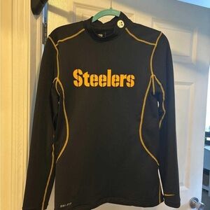 Nike NFL Pittsburgh Steelers Black and Yellow Dri-Fit Shirt